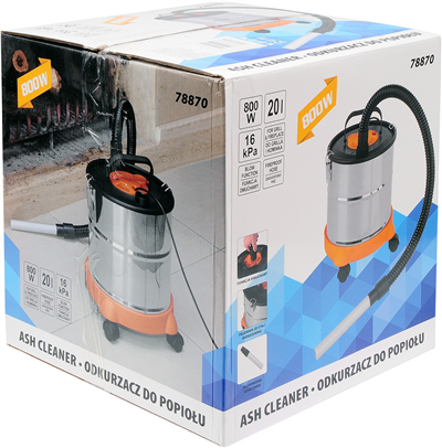 Elektrický vysávač popola 20 l 800 W