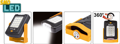 Svítilna otočná 20+3 LED