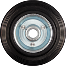 Vorel TO-87453 Kolečko gumové černé 100kg  125/33mm prům.15x40mm