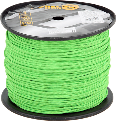 Pletené lano 4 mm x 400 m PP