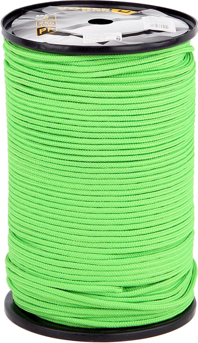 Pletené lano 6 mm x 250 m PP