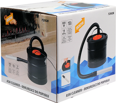 Elektrický vysávač popola 18 l 800 W