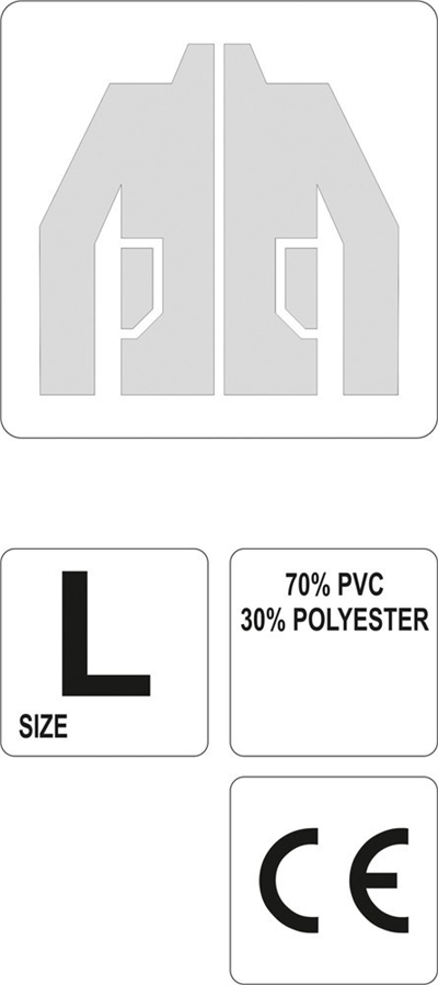 Bunda do deště L (PVC)