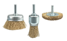 Vorel TO-06989 Sada kartáčů drátěných s nástavcem do vrtačky 3 ks pomosazen