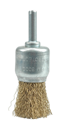 Vorel TO-06992 Kartáč drátěný čelní s nástavcem do vrtačky 24 mm pomosazený