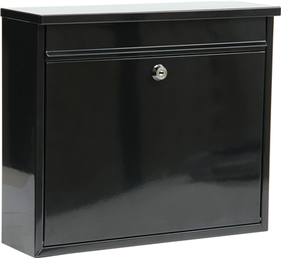 Poštová schránka 310x360x100mm čierna