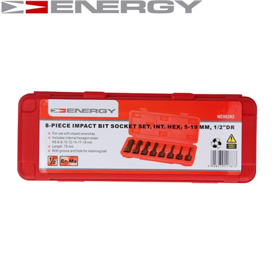 Energy NE00282 Sada kovaných nástrčkových kľúčov