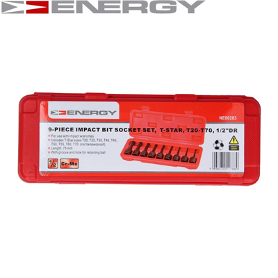 Energy NE00283 Sada kovaných nástrčkových kľúčov