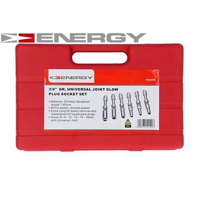 Energy NE00398 Sada nastrckovych klucov, zeraviaca sviecka