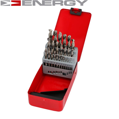 Energy NE00463 Sada špirálových vrtákov do kovu