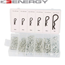 Energy NE00634 ZÁVLAČKY DVOJITĚ OHÝBANÉ OCELOVÉ