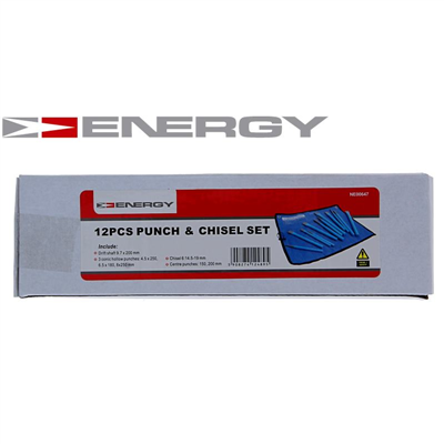 Energy NE00647 Sekáč + priebojník - Sada