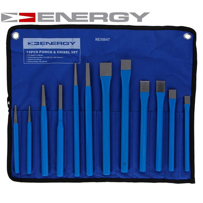 Energy NE00647 Sekáč + priebojník - Sada