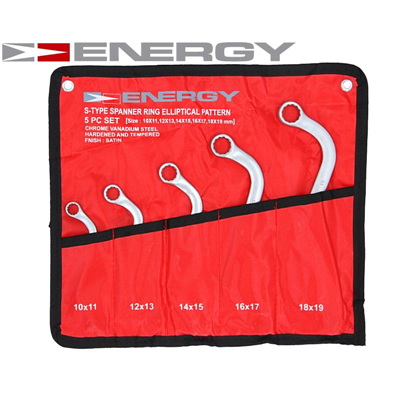 Energy NE01013SK5 Sada dvojitých očkových kľúčov