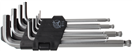 Kraftmann 815 Klíče Imbus s kuličkou, 1.5 - 10 mm, dlouhé, sada 9 ks