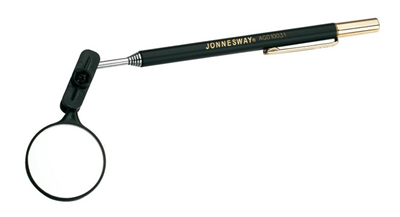 Kontrolné zrkadlo, teleskopické, 210 - 725 mm, s magnetom - JONNESWAY AG010031