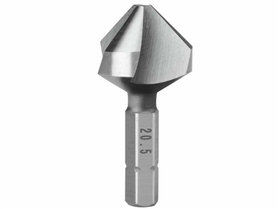 Kužeľové zápustky 90°, 6,3 - 20,5 mm, 3-čepeľová hlava, sada 6 kusov - EXTOL CRAFT EX20094