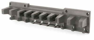 Držák na zahradní nářadí 597 x 128 x 118 mm Multi Holder, závěsný, šedý