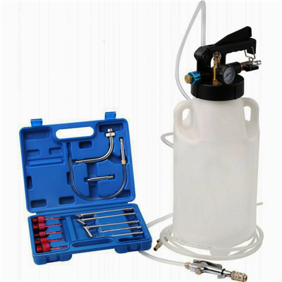 Pneumatická automatická plnička prevodového oleja ATF, s adaptérmi, 8 l - QUATROS QS60642