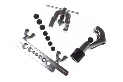 Súprava na dierovanie brzdových rúrok 4 - 14 mm - QUATROS QS70093