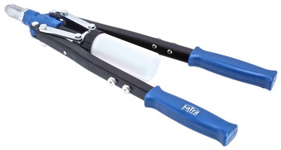 Pákové nitovacie kliešte na nity 3,2 - 6,4 mm, s adaptérmi - SATRA