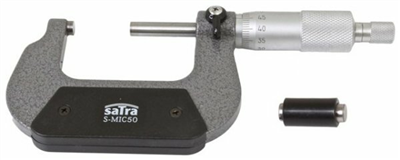 Mikrometrický kaliper, rozsah 25 - 50 mm, delenie 0,01 mm - SATRA