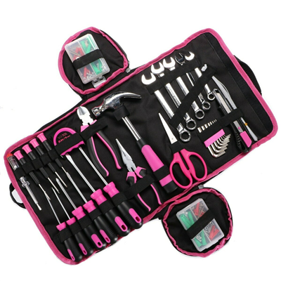 Sada náradia HOME PINK BAG, 120 kusov - SIXTOL