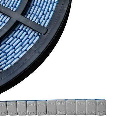 Samolepiace závažia sivé, disk 1200 ks x 5 g, neznačiace