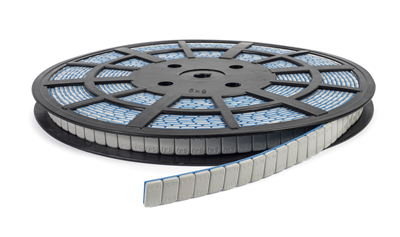 Samolepiace závažia sivé, disk 1200 ks x 5 g, neznačiace