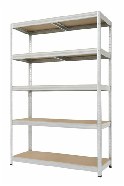 Policový regál 180x120x45 cm, 5 pater, nosnost 1000 kg