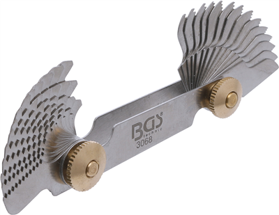Závitové měrky Whitworth 4G - 62G, 28 listů - BGS 3068