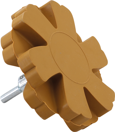 Kotúč s gumovými čepeľami Wave, na odstraňovanie fólií, priemer 88 mm, stopka 6 mm - BGS 6654