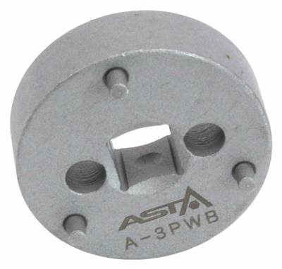 Adaptér na zatlačení brzdových pístků, 3 piny, pro VAG, Renault, Volvo - ASTA