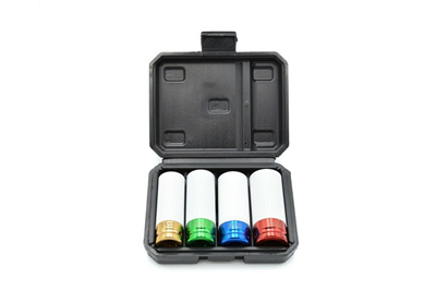 Nástrčné rázové hlavice 1/2" na ALU disky 17, 19, 21, 22 mm GEKO