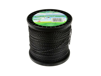 Struna do sekačky 2,0 mm x 175 m, čtverec, karbon