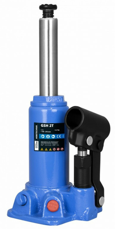 Hydraulický zvedák - panenka 2 t, zdvih 148-276 mm - Güde