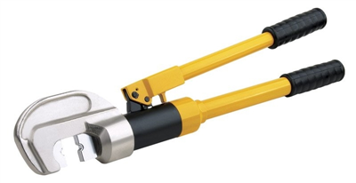 Hydraulické kliešte na lisovanie káblov pre káblové oká a spojky, sila 11 ton, hlava C - HHY-300C