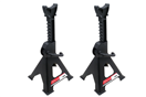 Quatros QS19231 Stohovacie stojany - Stojany na autá 3 t, 300-420 mm, sada 2 ks - QUATROS QS19231