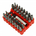 Allenové bity, TORX s otvorom, trojkrídlové, sada 33 dielov 