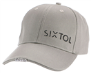 Sixtol SX5032 Kšiltovka s LED světlem 25 lm, nabíjecí USB, šedá, univerzální velikost - SIXTOL B-CAP