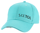 Sixtol SX5035 Kšiltovka s LED světlem 25 lm, nabíjecí USB, tyrkys, univerzální velikost - SIXTOL B-CAP