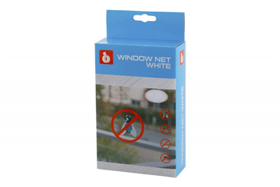 Sada okenní síť 150x130cm bílá suchý zip 5. 6m