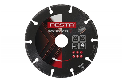 Kotouč diamantový FESTA na kov 125x1. 3x22. 2mm
