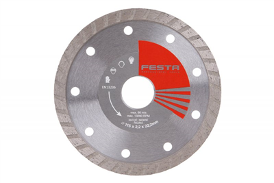 Kotouč diamantový FESTA TURBO 115x2. 2x22. 2mm