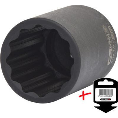 KS TOOLS 150.1707-E Kovaný nástrčkový orech