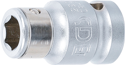 Adaptér na 6hranné bity 10 mm pro 1/2” čtyřhran - BGS 290