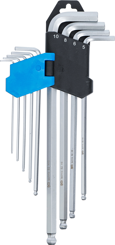 Klíče imbus, s kuličkou (9ks)- BGS 790