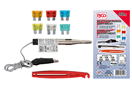 BGS technic 8124 Nožné poistky 5-30 A + testovacie zariadenie 6-24V 92 dielov