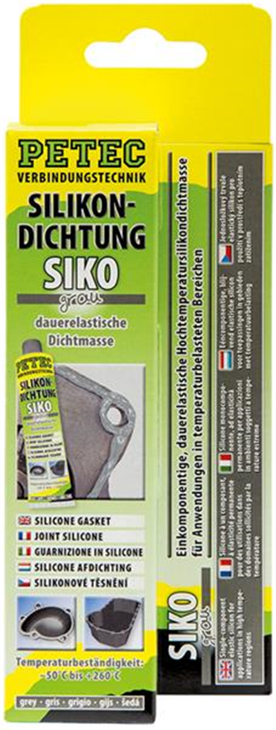 Silikon. těs. hmota - šedá - 70ml
