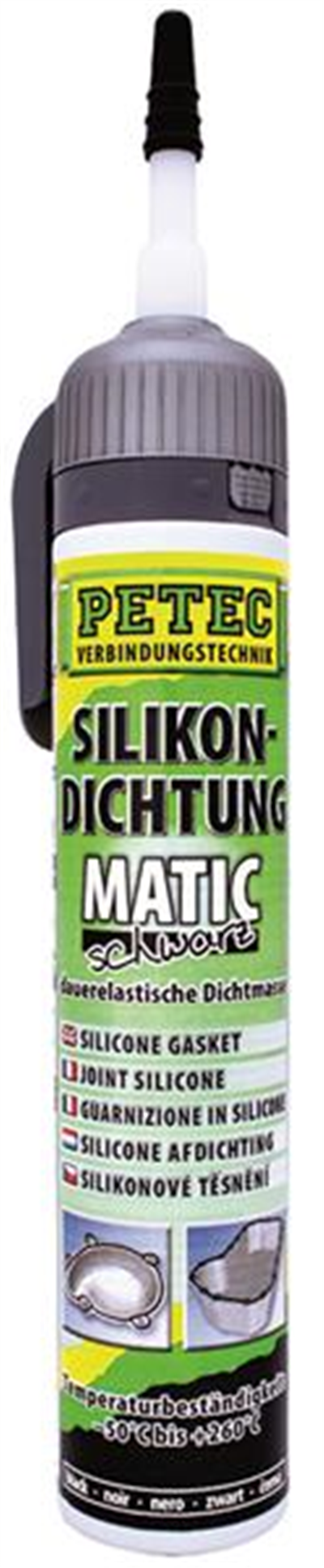 Silikon. těs.hmota - černá - 200ml